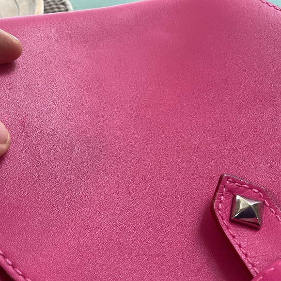 Rebecca Minkoff Magenta Skylar Studded Crossbody “Like New” - Picture 7 of 13